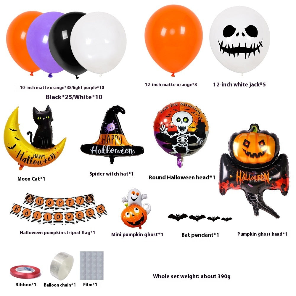 Halloween Hanging Flag Balloon Set Party Decoration Supplies - Bests Sale