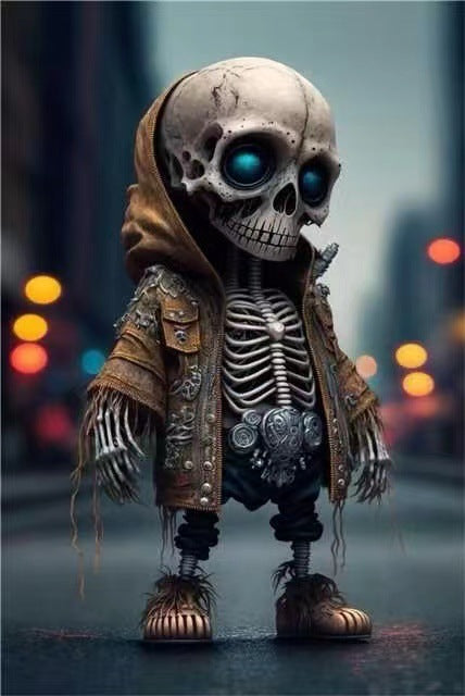 Halloween Cool Skeleton Figurines Halloween Skeleton Doll Resin Ornament Home Decor Bests Sale
