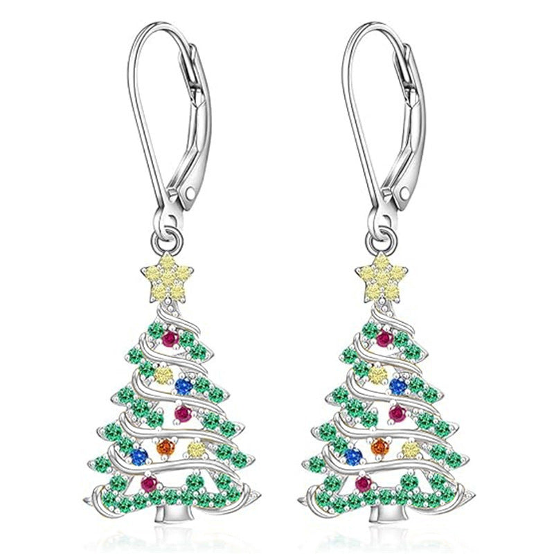 Christmas Tree Earring Pendant For Ladies - Bests Sale