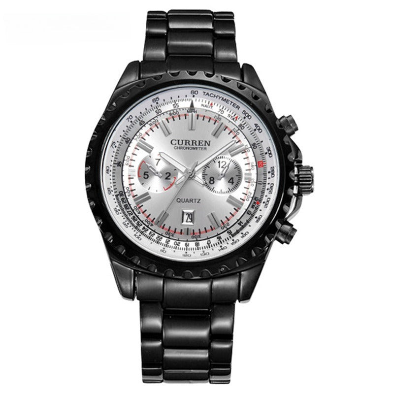 Men's Casual Quartz Movement Steel Band Wrist Business Watch Bests Sale