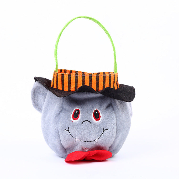 Cute Halloween Candy Bag Halloween Pumpkin Pattern Portable Handbag Cosplay Props Gift Basket Kids Gifts Bests Sale