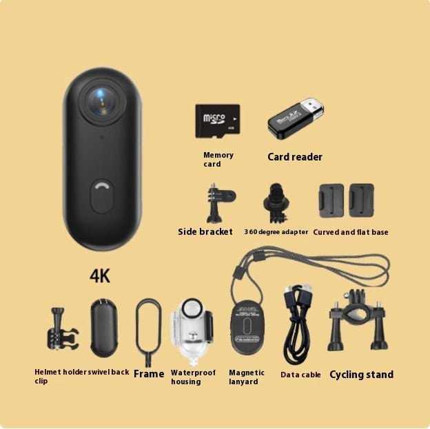 Outdoor Sports Camera In Helmet Motorcycle Bike Sport Mini Filming Bicycle Action 4K Professional Body Cam And Video Cameras Coffee Jasper